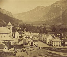 Vallee de Sallanches, Haute Savoie, V. Muzet, French, active 1860s, Sallanches, France; 1860; Albumen silver print