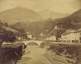 Pont de Sallanches; V. Muzet, French, active 1860s, Sallanches, France; 1860; Albumen silver print
