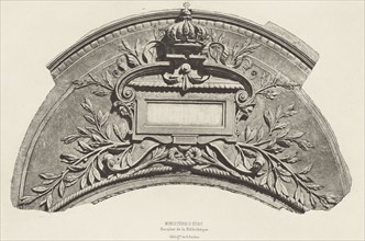 Ministère d'État, Escalier de la Bibliothèque, Édouard Baldus, French, born Germany, 1813 - 1889, Paris, France; about 1868