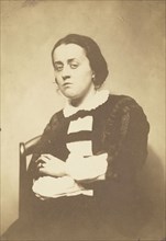 Mme. Ernestine Nadar; Nadar, Gaspard Félix Tournachon, French, 1820 - 1910, Paris, France; 1854 - 1855; Salted paper print; 24.