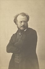 Auguste Préault; Nadar, Gaspard Félix Tournachon, French, 1820 - 1910, 1854 - 1855; Salted paper print; 23.7 x 17.1 cm