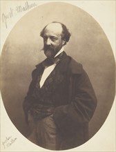 Gustave Mathieu; Nadar, Gaspard Félix Tournachon, French, 1820 - 1910, 1855 - 1859; Salted paper print; 23.4 × 18.3 cm