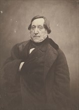 Gioacchino Rossini; Nadar, Gaspard Félix Tournachon, French, 1820 - 1910, 1855 - 1857; Salted paper print; 24.1 x 17.3 cm