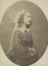 Madame E. M. Labiche; Nadar, Gaspard Félix Tournachon, French, 1820 - 1910, 1855 - 1859; Salted paper print; 22.4 x 17.1 cm