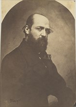 Henri Mürger; Nadar, Gaspard Félix Tournachon, French, 1820 - 1910, about 1855; Salted paper prints from glass negatives