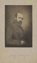 Henry Murger; Nadar, Gaspard Félix Tournachon, French, 1820 - 1910, negative 1855; Albumen silver print