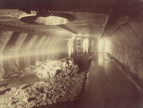 View of Marseilles Tunnel Construction; Nadar, Gaspard Félix Tournachon, French, 1820 - 1910, about 1885; Albumen silver print