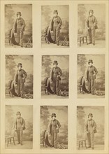 Ernestine Nadar in Ballooning Costume; Nadar, Gaspard Félix Tournachon, French, 1820 - 1910, about 1863; Albumen silver print