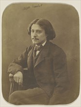 Alphonse Daudet; Nadar, Gaspard Félix Tournachon, French, 1820 - 1910, Paris, France; around 1860; Salted paper print