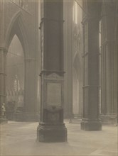 Westminster Abbey from the South Transept; Frederick H. Evans, British, 1853 - 1943, 1911; Platinum print; 24.2 x 18.3 cm
