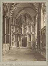 Ely Cathedral, Chapel of Bishop; Frederick H. Evans, British, 1853 - 1943, 1897 - 1900; Platinum print; 20.1 x 14.9 cm