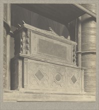 Westminster Abbey, Tomb of Henry III from South Ambulatory; Frederick H. Evans, British, 1853 - 1943, 1911; Platinum print