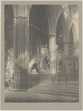 Westminster Abbey, Gates to the Sanctuary, North Side; Frederick H. Evans, British, 1853 - 1943, 1911; Platinum print