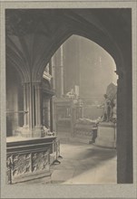 Westminster Abbey, East Ambulatory from Approach to Henry VII Chapel; Frederick H. Evans, British, 1853 - 1943, 1911; Platinum
