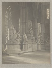Westminster Abbey, North Transept West Side; Frederick H. Evans, British, 1853 - 1943, 1911; Platinum print; 24.3 x 18.9 cm