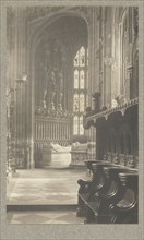 Westminster Abbey, Chapel of Henry VII; Frederick H. Evans, British, 1853 - 1943, 1911; Platinum print; 24.2 x 14.7 cm