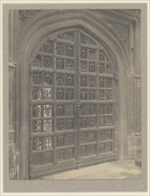 Westminster Abbey, Chapel of Henry VII, Great Bronze Gates; Frederick H. Evans, British, 1853 - 1943, 1911; Platinum print