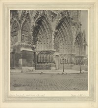 Rheims Cathedral: West-Front, Pre-War; Frederick H. Evans, British, 1853 - 1943, 1899; Platinum print; 24.8 x 24.1 cm