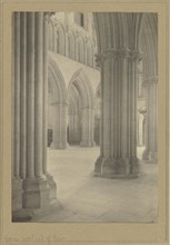 Wells Cathedral, Across the West End of Nave; Frederick H. Evans, British, 1853 - 1943, 1890 - 1903; Platinum print; 14.9 x 10.