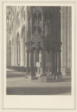 Durham Cathedral; Frederick H. Evans, British, 1853 - 1943, 1912; Platinum print; 12.2 x 9 cm, 4 13,16 x 3 9,16 in