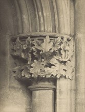 Southwell Cathedral - Chapter House Capital; Frederick H. Evans, British, 1853 - 1943, 1898; Platinum print; 11.4 x 8.7 cm