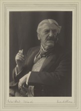 Hubert Bland, Fabian Soc, Frederick H. Evans, British, 1853 - 1943, about 1895 - 1900; Platinum print; 20 x 14.7 cm, 7 7,8 x 5