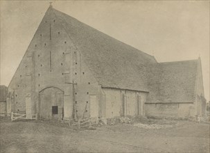 Great Cokkeswell Barn, near Kelmscott, Frederick H. Evans, British, 1853 - 1943, 1896; Platinum print; 14.6 x 20 cm, 5 3,4 x 7
