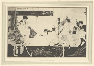 Aubrey Beardsley: Birthday of Madame Sagalle; Frederick H. Evans, British, 1853 - 1943, about 1894; Platinum print; 14.9 x 22.9
