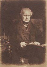 Sir David Brewster; Hill & Adamson, Scottish, active 1843 - 1848, 1843 - 1844; Salted paper print from a Calotype negative