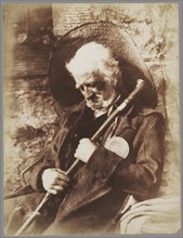 John Henning as  Edie Ochiltree; Hill & Adamson, Scottish, active 1843 - 1848, 1846 - 1847; Salted paper print from a Calotype