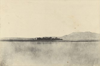 Thèbes, Village de Ghezireh; John Beasley Greene, American, born France, 1832 - 1856, Ghezireh, Egypt; 1853–1854; Salted paper