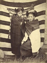 Moki Girls; John K. Hillers, American, 1843 - 1925, 1879; Albumen silver print