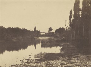 Countryside near Pau; Vicomte Joseph de Vigier, French, 1821 - 1862, Pau, France; 1853; Salted paper print; 24.3 × 33 cm