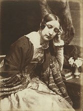 Miss Elizabeth Rigby; Hill & Adamson, Scottish, active 1843 - 1848, 1844 - 1845; Salted paper print from a Calotype negative