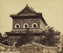 The Grand Imperial Porcelain Palace, Yuen-Ming-Yuen, Pekin; Felice Beato, 1832 - 1909, October 18, 1860
