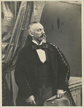 Portrait of a Gentleman; Achille Devéria, French, 1800 - 1857, or Théodule Devéria, French, 1831 - 1871, about 1850 - 1855