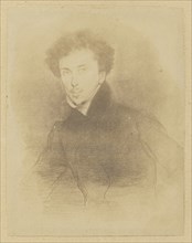 Alexandre Dumas; Louis Rousseau, French, 1788 - 1868, about 1850 - 1855; Salted paper print; 12.4 × 9.5 cm 4 7,8 × 3 3,4 in