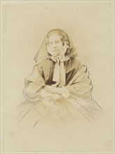 Half-length Portrait of a Lady; Achille Devéria, French, 1800 - 1857, or Théodule Devéria, French, 1831 - 1871, about 1850