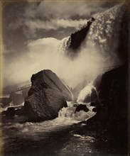 Niagara Falls; George Barker, American, 1844 - 1894, New York, United States; around 1888; Albumen silver print