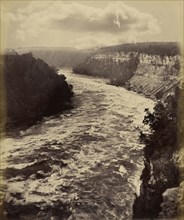 River; George Barker, American, 1844 - 1894, North America; around 1880; Albumen silver print