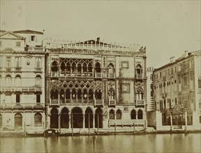 Ca d'Oro, Venice; Venice, Italy, Europe; about 1855 - 1865; Albumen silver print