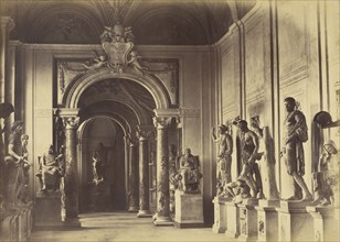 Hall of the Statues - Vatican Museum; Robert Macpherson, Scottish, 1811 - 1872, 1860s; Albumen silver print