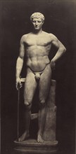 Statue of a youth - Vatican Museum; Robert Macpherson, Scottish, 1811 - 1872, 1860s; Albumen silver print