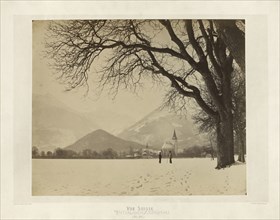 Interlaken , Jungfrau; Adolphe Braun, French, 1811 - 1877, Interlaken, Switzerland; about 1865; Albumen silver print