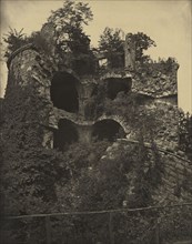 Heidelberg Castle; Adolphe Braun, French, 1811 - 1877, France; about 1860 - 1875; Carbon print; 46.1 x 36.5 cm