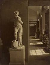 Rebellious Slave by Michelangelo, Musée du Louvre; Adolphe Braun, French, 1811 - 1877, Paris, France; about 1855 - 1876; Carbon