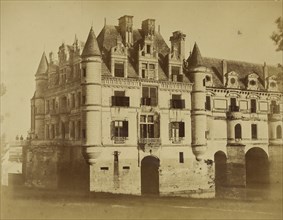 Chateau de Chenonceaux; Bisson Frères, French, active 1840 - 1864, Loire Valley, France; 1854 - 1864; Albumen silver print