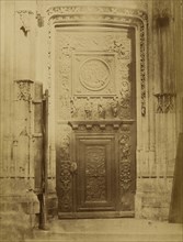 Church Doorway; Bisson Frères, French, active 1840 - 1864, France; 1852 - 1864; Albumen silver print
