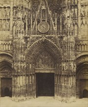 Rouen Cathedral; Bisson Frères, French, active 1840 - 1864, Rouen, France; about 1854 - 1864; Albumen silver print