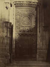 Church Doorway; Bisson Frères, French, active 1840 - 1864, France; 1852 - 1864; Albumen silver print